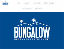 Tablet Screenshot of bungalowentertainment.com